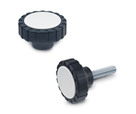 GN 7336-Narebričeni ročaji / vijaki z narebričenim ročajem